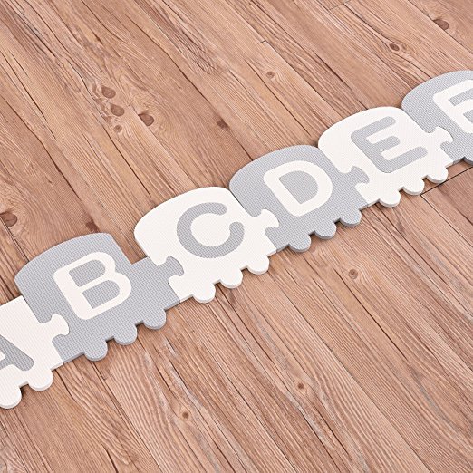 ABC / 123 / Trein Foam Puzzel Speelmat
