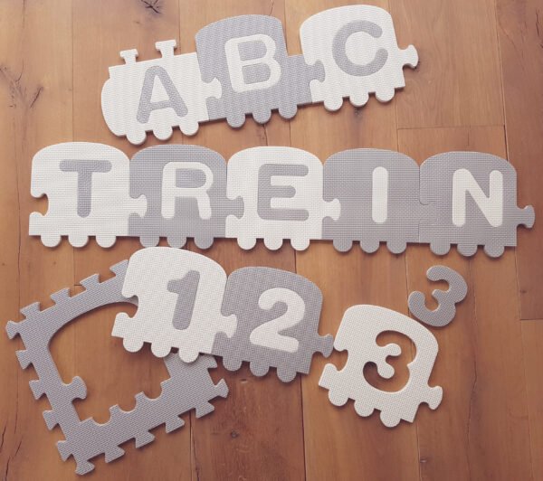 ABC / 123 / Trein Foam Puzzel Speelmat